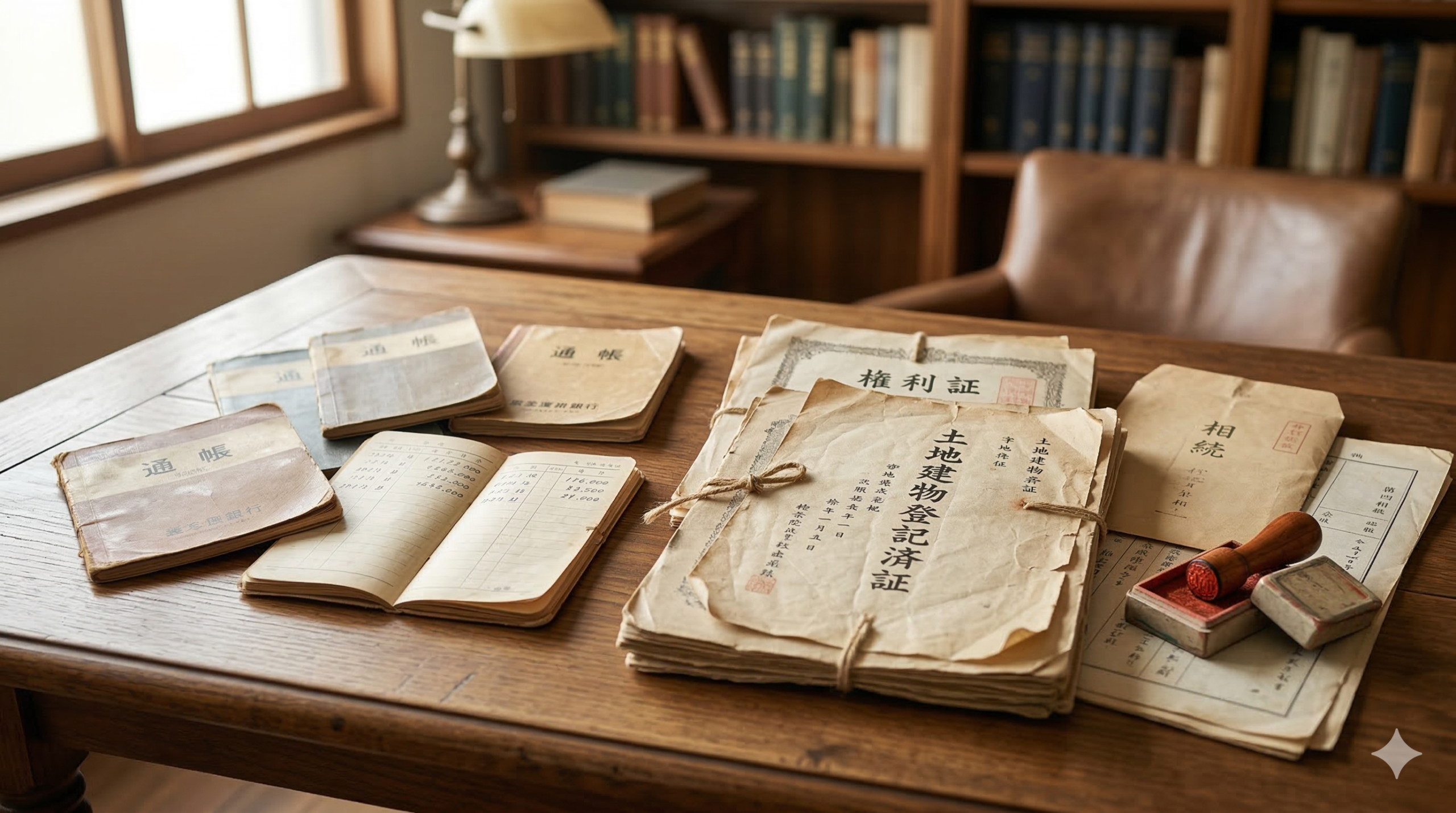 親の遺品から手がかりを探す家族